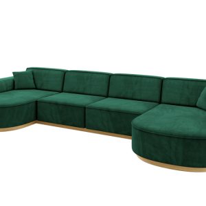 Narożnik uniwersalny bez funkcji spania MARI-U2-v2 388x171x83 cm Zielony 729323 Narożnik uniwersalny bez funkcji spania MARI-U2-v2 388x171x83 cm Zielony 729323