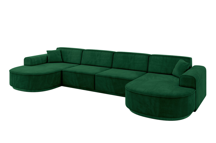 Narożnik uniwersalny bez funkcji spania MARI-U2-v3 388x171x83 cm Beżowy 823743