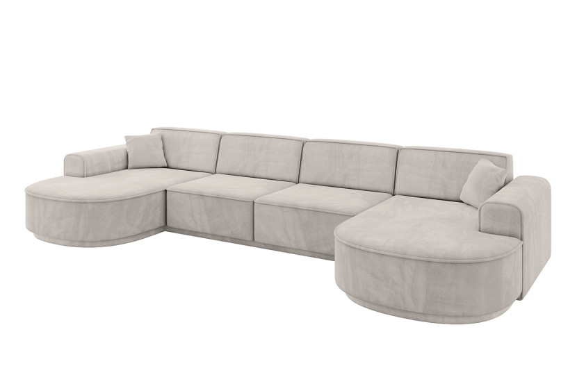 Narożnik uniwersalny bez funkcji spania MARI-U2-v3 388x171x83 cm Beżowy 823829