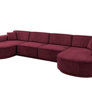 Narożnik uniwersalny bez funkcji spania MARI-U2-v3 388x171x83 cm Bordowy 769405