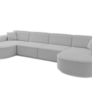 Narożnik uniwersalny bez funkcji spania MARI-U2-v3 388x171x83 cm Jasnoszary 769448