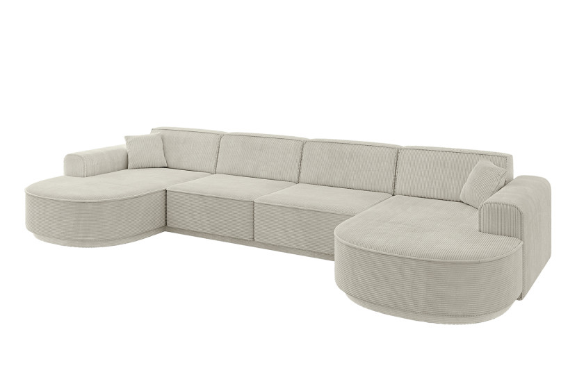 Narożnik uniwersalny bez funkcji spania MARI-U2-v3 388x171x83 cm Kremowy 769400