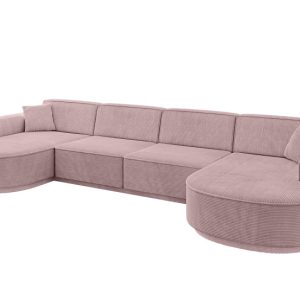 Narożnik uniwersalny bez funkcji spania MARI-U2-v3 388x171x83 cm Różowy 769450 Narożnik uniwersalny bez funkcji spania MARI-U2-v3 388x171x83 cm Różowy 769450