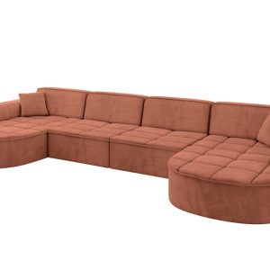 Narożnik uniwersalny bez funkcji spania TARO-U1 – 388x171x79,5 Morelowy 800251 Narożnik uniwersalny bez funkcji spania TARO-U1 – 388x171x79,5 Morelowy 800251