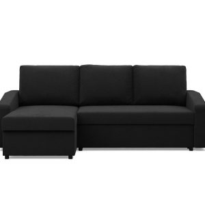 Narożnik uniwersalny, BLOM, Mikrofaza, 231x140x85 cm, czarny | TYLETEGOTU 773555 Narożnik uniwersalny, BLOM, Mikrofaza, 231x140x85 cm, czarny | TYLETEGOTU 773555