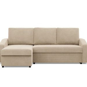 Narożnik uniwersalny, BLOM, sztruks, 231x140x92 cm, beżowy 773483 Narożnik uniwersalny, BLOM, sztruks, 231x140x92 cm, beżowy 773483