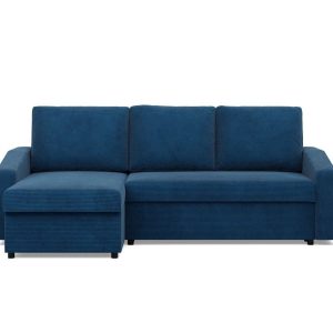 Narożnik uniwersalny, BLOM, sztruks, 231x140x92 cm, granatowy | TYLETEGOTU 773477 Narożnik uniwersalny, BLOM, sztruks, 231x140x92 cm, granatowy | TYLETEGOTU 773477