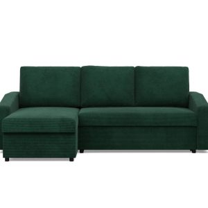 Narożnik uniwersalny, BLOM, sztruks, 231x140x92 cm, zieleń | TYLETEGOTU 773557 Narożnik uniwersalny, BLOM, sztruks, 231x140x92 cm, zieleń | TYLETEGOTU 773557