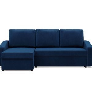 Narożnik uniwersalny, BLOM, velvet, 231x140x92 cm, granatowy | TYLETEGOTU 773607 Narożnik uniwersalny, BLOM, velvet, 231x140x92 cm, granatowy | TYLETEGOTU 773607