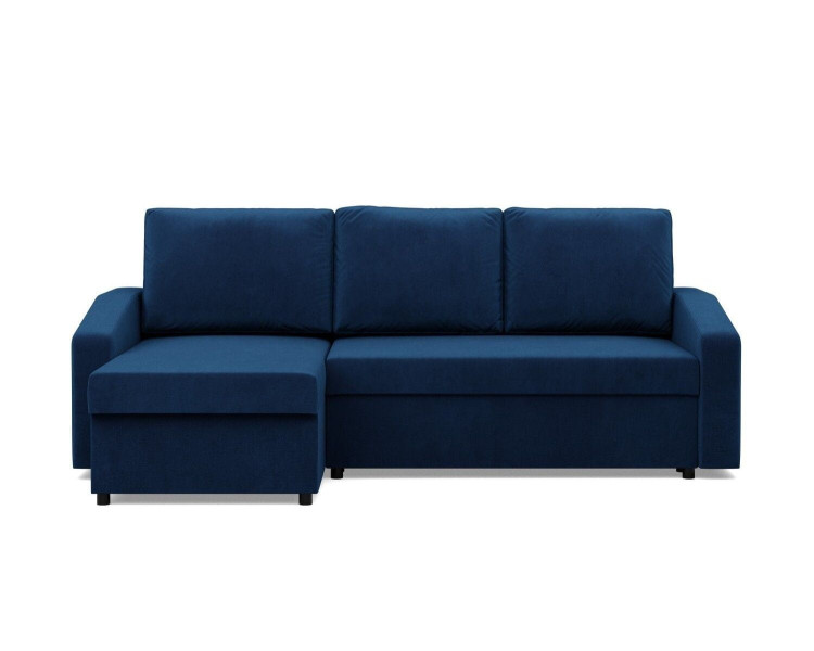 Narożnik uniwersalny, BLOM, velvet, 231x140x92 cm, granatowy | TYLETEGOTU 773607