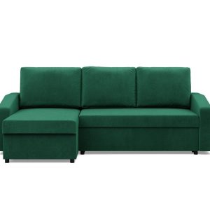 Narożnik uniwersalny, BLOM, velvet, 231x140x92 cm, zieleń | TYLETEGOTU 773503 Narożnik uniwersalny, BLOM, velvet, 231x140x92 cm, zieleń | TYLETEGOTU 773503