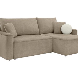 Narożnik uniwersalny Loretto rozkładany z pojemnikiem taupe 1035301 Narożnik uniwersalny Loretto rozkładany z pojemnikiem taupe 1035301