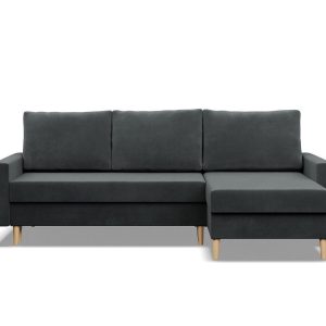 Narożnik uniwersalny, MILO, velvet, 223x140x92, ciemny szary | TYLETEGOTU 773510 Narożnik uniwersalny, MILO, velvet, 223x140x92, ciemny szary | TYLETEGOTU 773510