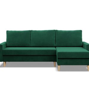 Narożnik uniwersalny, MILO, velvet, 223x140x92 cm, zieleń | TYLETEGOTU 773577 Narożnik uniwersalny, MILO, velvet, 223x140x92 cm, zieleń | TYLETEGOTU 773577