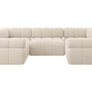 Narożnik uniwersalny modułowy BIRNO-U1 285x190x70 cm Beżowy 684313 Narożnik uniwersalny modułowy BIRNO-U1 285x190x70 cm Beżowy 684313