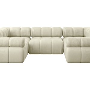 Narożnik uniwersalny modułowy BIRNO-U1 285x190x70 cm Beżowy 684311 Narożnik uniwersalny modułowy BIRNO-U1 285x190x70 cm Beżowy 684311