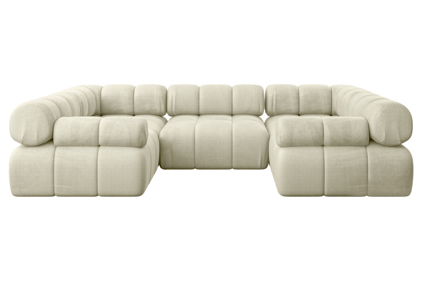 Narożnik uniwersalny modułowy BIRNO-U1 285x190x70 cm Beżowy 684311
