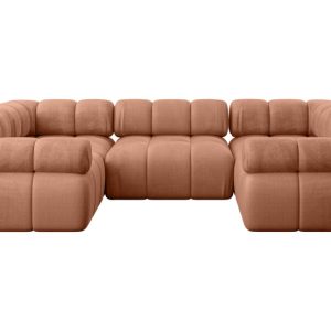 Narożnik uniwersalny modułowy BIRNO-U1 285x190x70 cm Morelowy 684412 Narożnik uniwersalny modułowy BIRNO-U1 285x190x70 cm Morelowy 684412