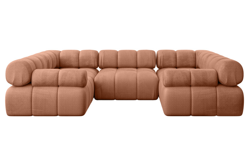 Narożnik uniwersalny modułowy BIRNO-U1 285x190x70 cm Morelowy 684412