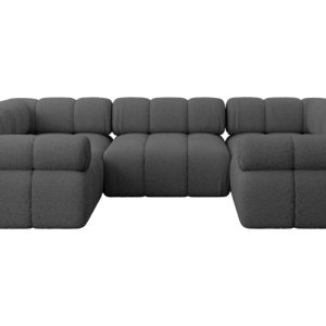 Narożnik uniwersalny modułowy BIRNO-U1 285x190x70 cm Szary 684361 Narożnik uniwersalny modułowy BIRNO-U1 285x190x70 cm Szary 684361