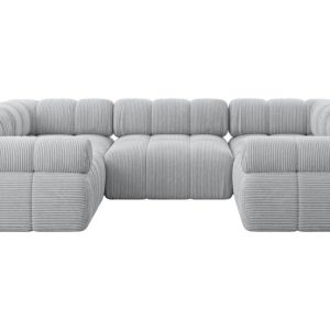 Narożnik uniwersalny modułowy BIRNO-U1 285x190x70 cm Szary 684216 Narożnik uniwersalny modułowy BIRNO-U1 285x190x70 cm Szary 684216
