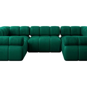 Narożnik uniwersalny modułowy BIRNO-U1 285x190x70 cm Zielony 684253 Narożnik uniwersalny modułowy BIRNO-U1 285x190x70 cm Zielony 684253