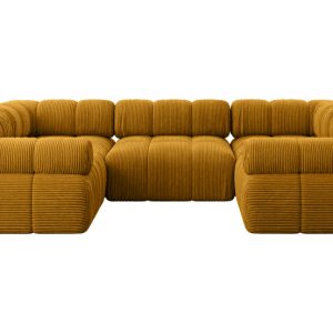Narożnik uniwersalny modułowy BIRNO-U1 285x190x70 cm Żółty 684384 Narożnik uniwersalny modułowy BIRNO-U1 285x190x70 cm Żółty 684384
