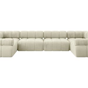 Narożnik uniwersalny modułowy BIRNO-U2 380x190x70 cm Beżowy 684222 Narożnik uniwersalny modułowy BIRNO-U2 380x190x70 cm Beżowy 684222