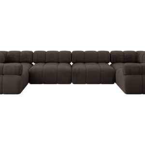Narożnik uniwersalny modułowy BIRNO-U2 380x190x70 cm Brązowy 684307 Narożnik uniwersalny modułowy BIRNO-U2 380x190x70 cm Brązowy 684307