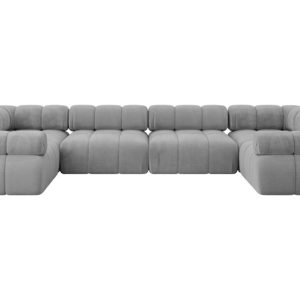 Narożnik uniwersalny modułowy BIRNO-U2 380x190x70 cm Jasny szary 684238 Narożnik uniwersalny modułowy BIRNO-U2 380x190x70 cm Jasny szary 684238