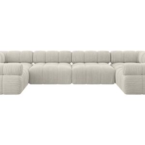 Narożnik uniwersalny modułowy BIRNO-U2 380x190x70 cm Kremowy 684227 Narożnik uniwersalny modułowy BIRNO-U2 380x190x70 cm Kremowy 684227