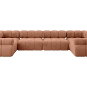 Narożnik uniwersalny modułowy BIRNO-U2 380x190x70 cm Morelowy 684354 Narożnik uniwersalny modułowy BIRNO-U2 380x190x70 cm Morelowy 684354