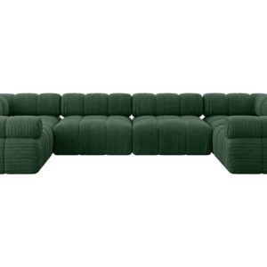 Narożnik uniwersalny modułowy BIRNO-U2 380x190x70 cm Zielony 684309 Narożnik uniwersalny modułowy BIRNO-U2 380x190x70 cm Zielony 684309