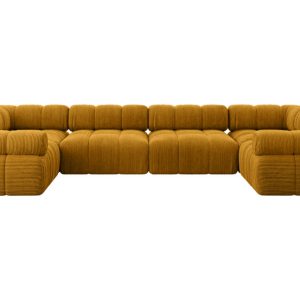 Narożnik uniwersalny modułowy BIRNO-U2 380x190x70 cm Żółty 684242 Narożnik uniwersalny modułowy BIRNO-U2 380x190x70 cm Żółty 684242
