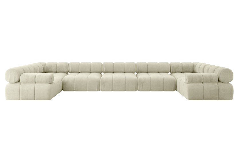 Narożnik uniwersalny modułowy BIRNO-U3 475x190x70 cm Beżowy 684700