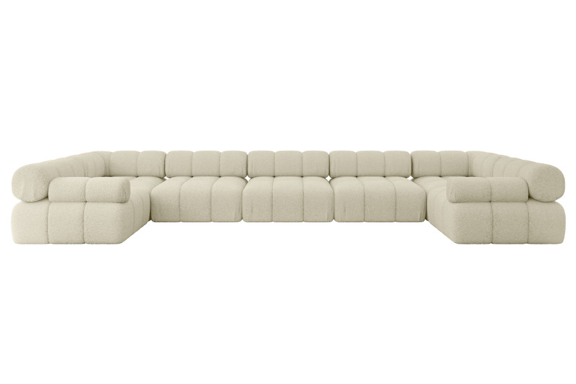 Narożnik uniwersalny modułowy BIRNO-U3 475x190x70 cm Beżowy 684516