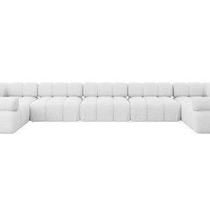 Narożnik uniwersalny modułowy BIRNO-U3 475x190x70 cm Biały 684579 Narożnik uniwersalny modułowy BIRNO-U3 475x190x70 cm Biały 684579