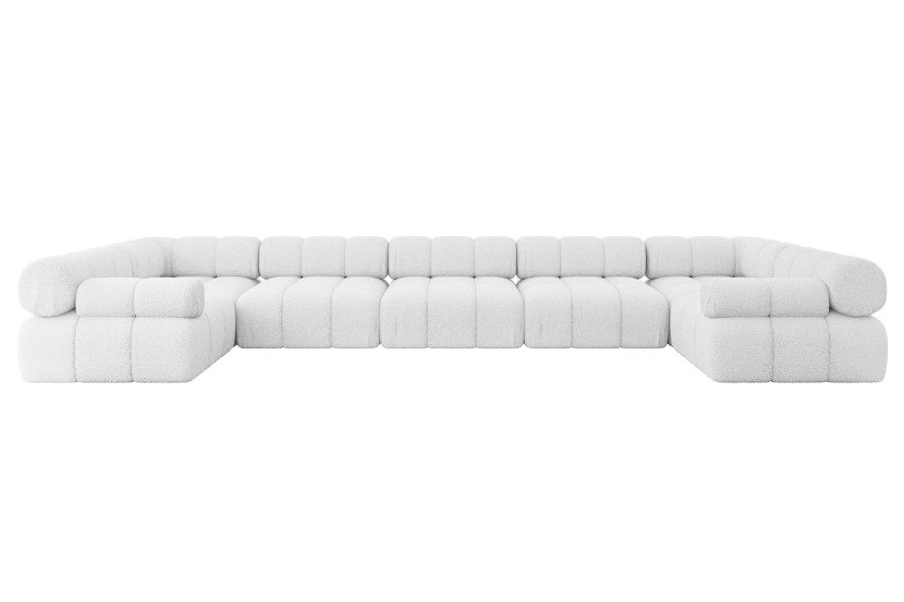Narożnik uniwersalny modułowy BIRNO-U3 475x190x70 cm Biały 684579