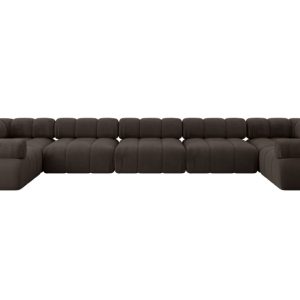 Narożnik uniwersalny modułowy BIRNO-U3 475x190x70 cm Brązowy 684565 Narożnik uniwersalny modułowy BIRNO-U3 475x190x70 cm Brązowy 684565