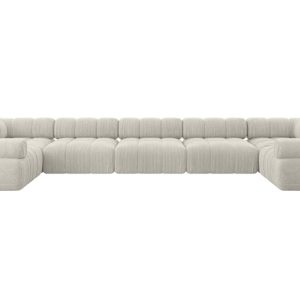 Narożnik uniwersalny modułowy BIRNO-U3 475x190x70 cm Kremowy 684511 Narożnik uniwersalny modułowy BIRNO-U3 475x190x70 cm Kremowy 684511