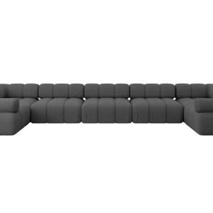 Narożnik uniwersalny modułowy BIRNO-U3 475x190x70 cm Szary 684492 Narożnik uniwersalny modułowy BIRNO-U3 475x190x70 cm Szary 684492