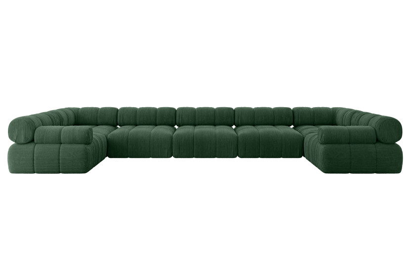 Narożnik uniwersalny modułowy BIRNO-U3 475x190x70 cm Zielony 684679