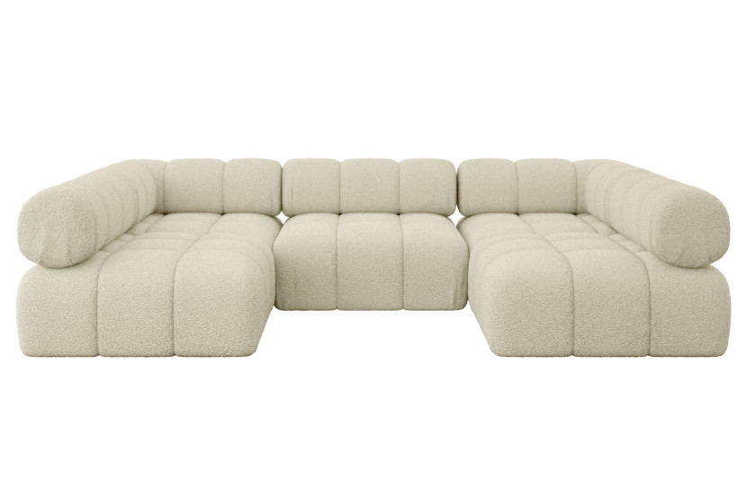 Narożnik uniwersalny modułowy GARVO-U1 285x190x70 cm Beżowy 684606
