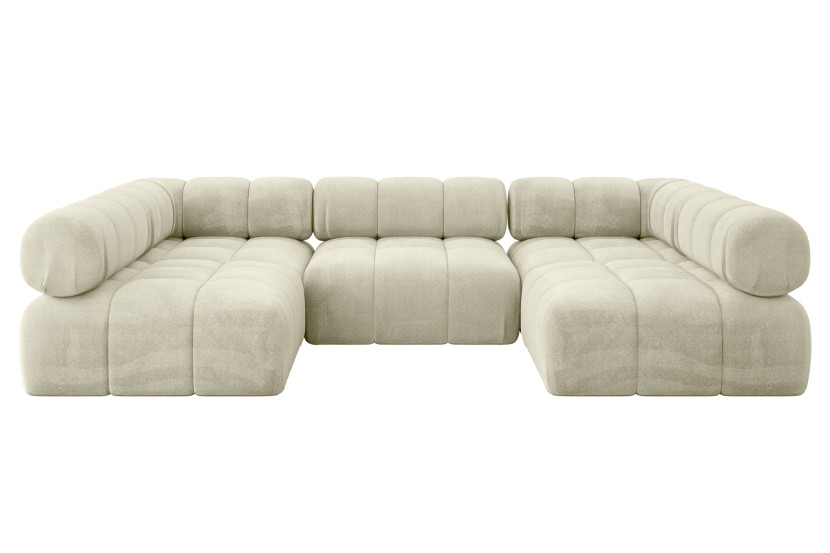 Narożnik uniwersalny modułowy GARVO-U1 285x190x70 cm Beżowy 684645