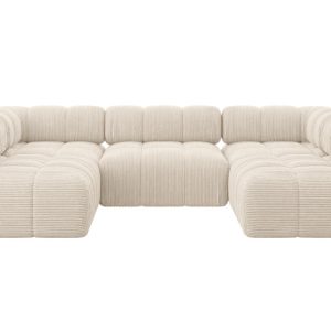 Narożnik uniwersalny modułowy GARVO-U1 285x190x70 cm Beżowy 684522 Narożnik uniwersalny modułowy GARVO-U1 285x190x70 cm Beżowy 684522
