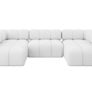 Narożnik uniwersalny modułowy GARVO-U1 285x190x70 cm Biały 684609 Narożnik uniwersalny modułowy GARVO-U1 285x190x70 cm Biały 684609