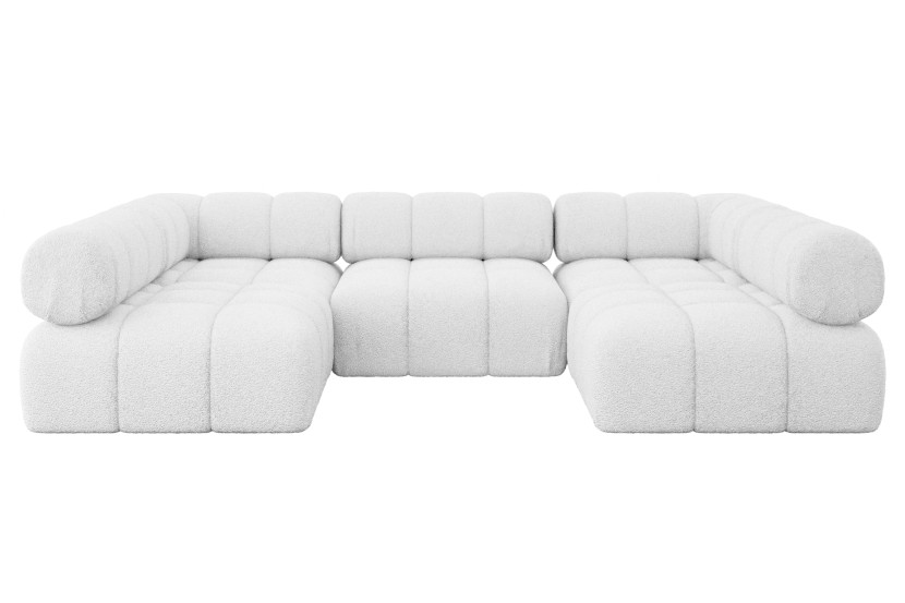 Narożnik uniwersalny modułowy GARVO-U1 285x190x70 cm Biały 684609