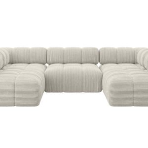 Narożnik uniwersalny modułowy GARVO-U1 285x190x70 cm Kremowy 684602 Narożnik uniwersalny modułowy GARVO-U1 285x190x70 cm Kremowy 684602
