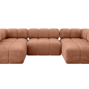 Narożnik uniwersalny modułowy GARVO-U1 285x190x70 cm Morelowy 684513 Narożnik uniwersalny modułowy GARVO-U1 285x190x70 cm Morelowy 684513