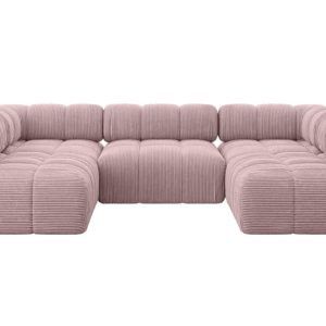 Narożnik uniwersalny modułowy GARVO-U1 285x190x70 cm Różowy 684501 Narożnik uniwersalny modułowy GARVO-U1 285x190x70 cm Różowy 684501